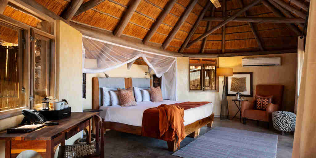 Bedroom, Ongava Lodge, Etosha National Park, Namibia