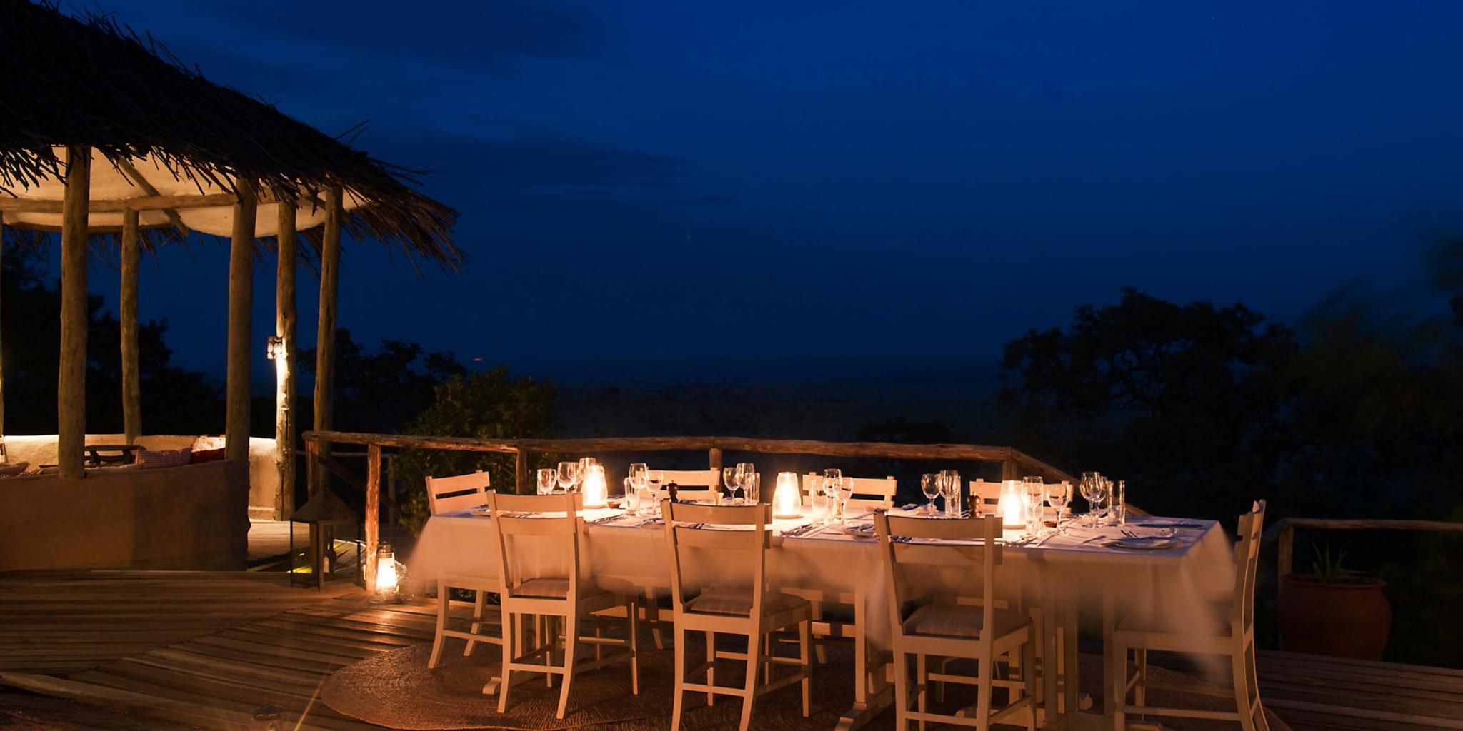 Dinner, Lamai Serengeti, Serengeti, Tanzania
