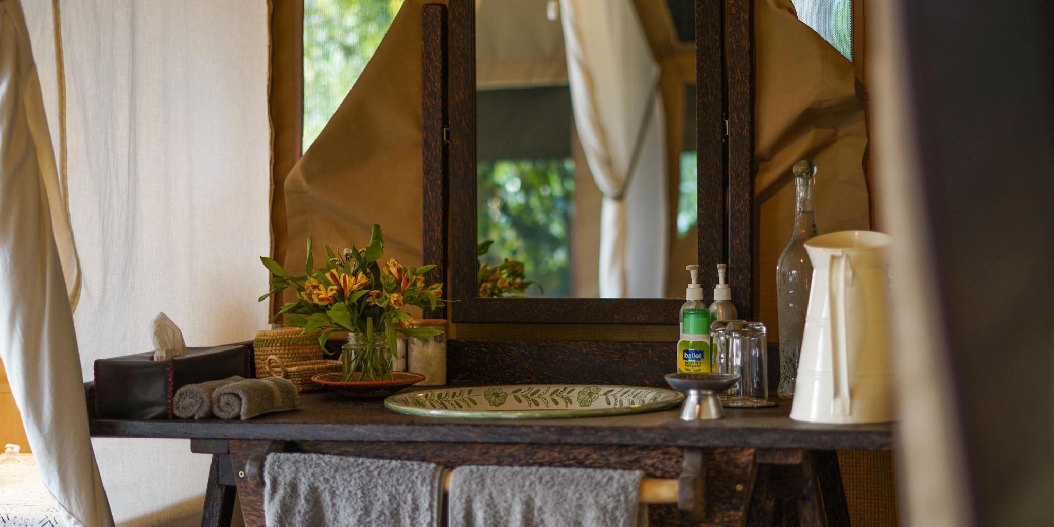 Bathroom, Roca River Camp, Maasai Mara, Kenya
