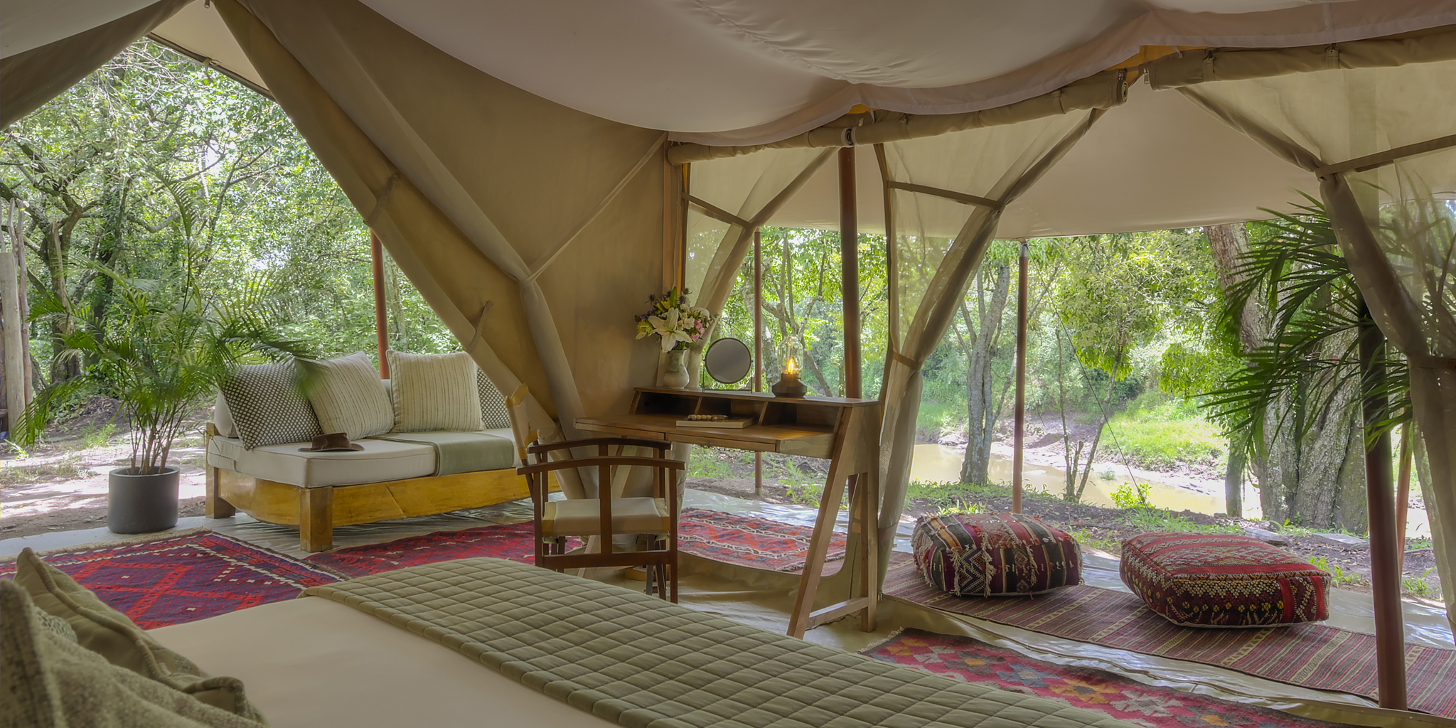 Room View, Naibor Camp, Maasai Mara Nature Reserve, Kenya