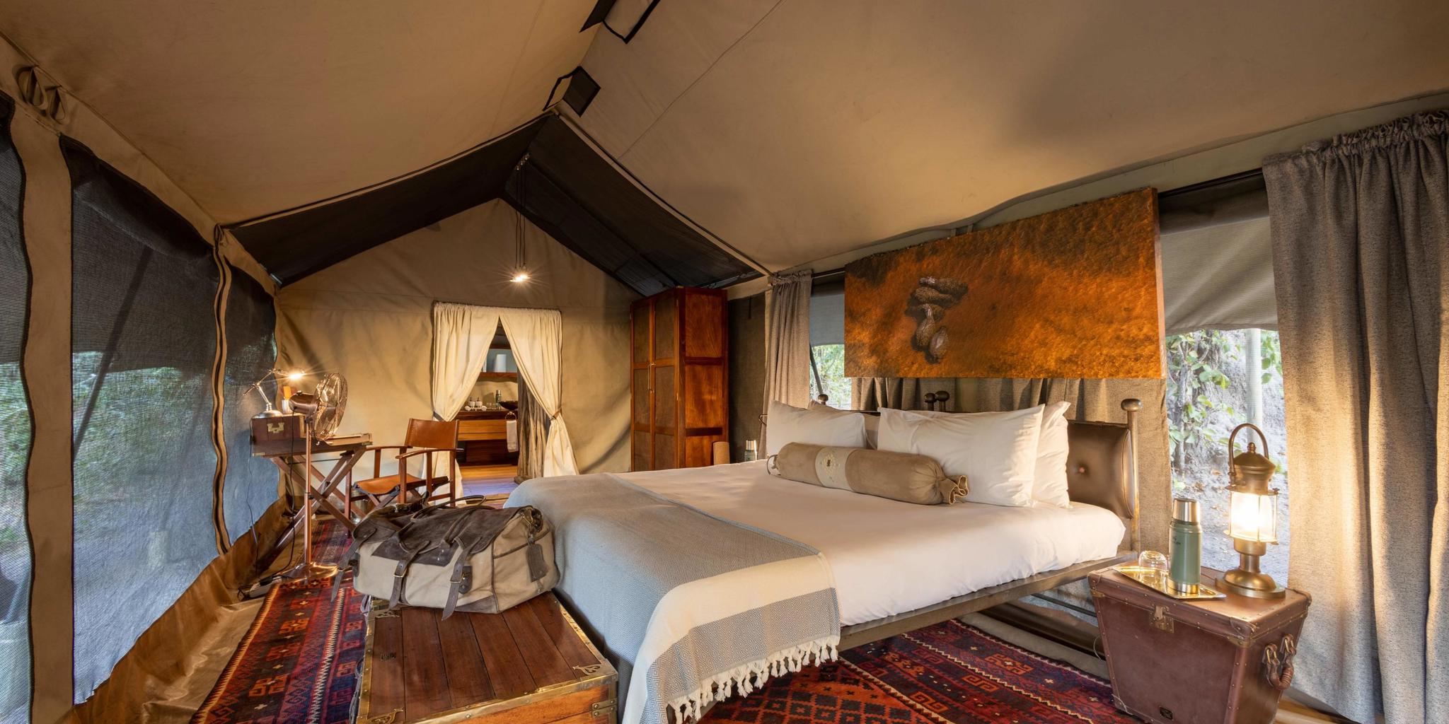 Bedroom, Selinda Explorers, Linyanti, Botswana