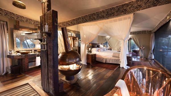 Room View, Zarafa Camp, Okavango Delta, Botswana