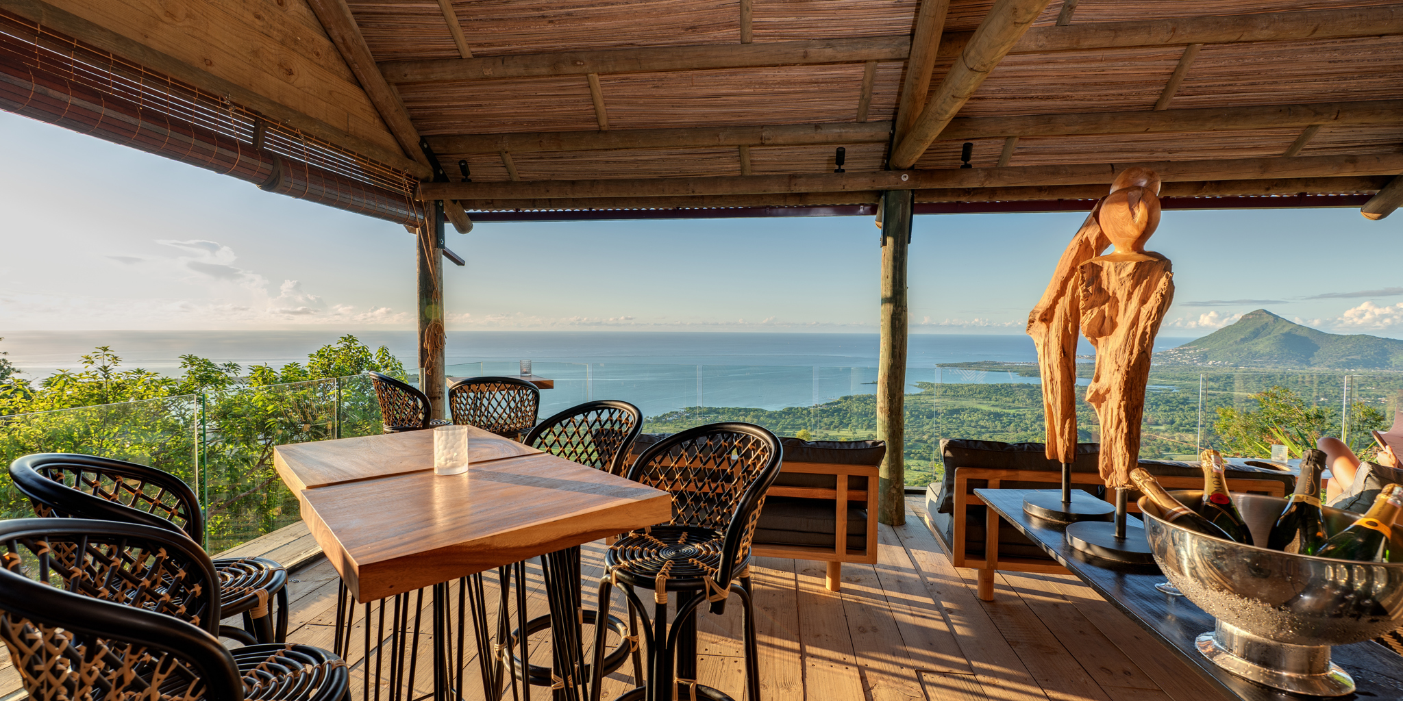 Patio, Lakaz Chamarel Exclusive Lodge, South Coast, Mauritius