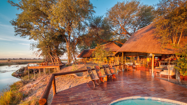 Pool, Lagoon Camp, Kwando Reserve, Botswana