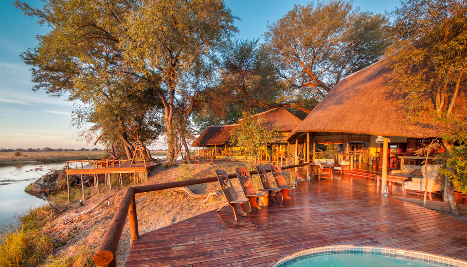 Pool, Lagoon Camp, Kwando Reserve, Botswana
