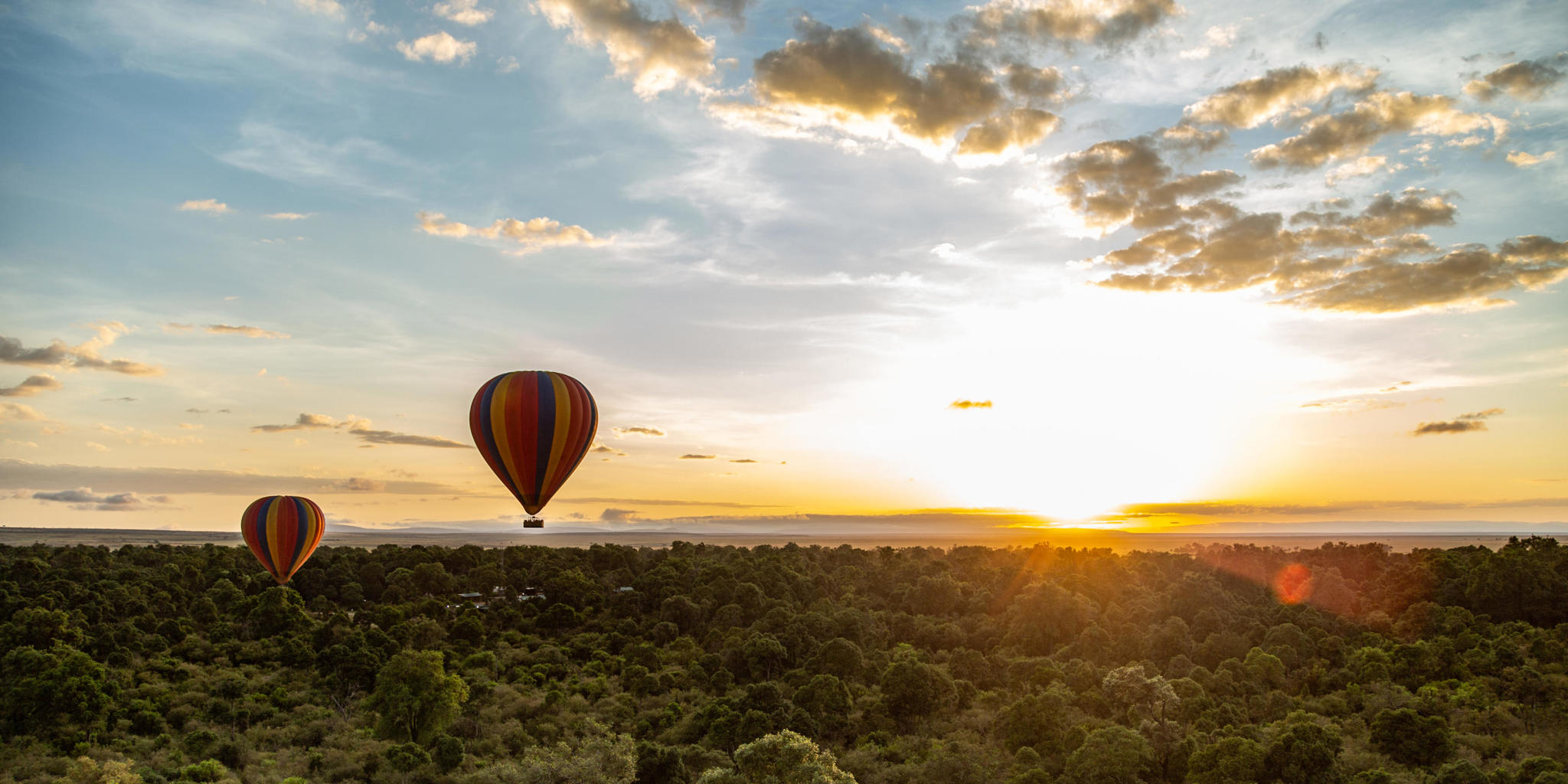 Hot Air Ballooning, Angama Mara, Masaai Mara, Kenya