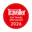 2026 Conde Nast Traveller Winner Shield
