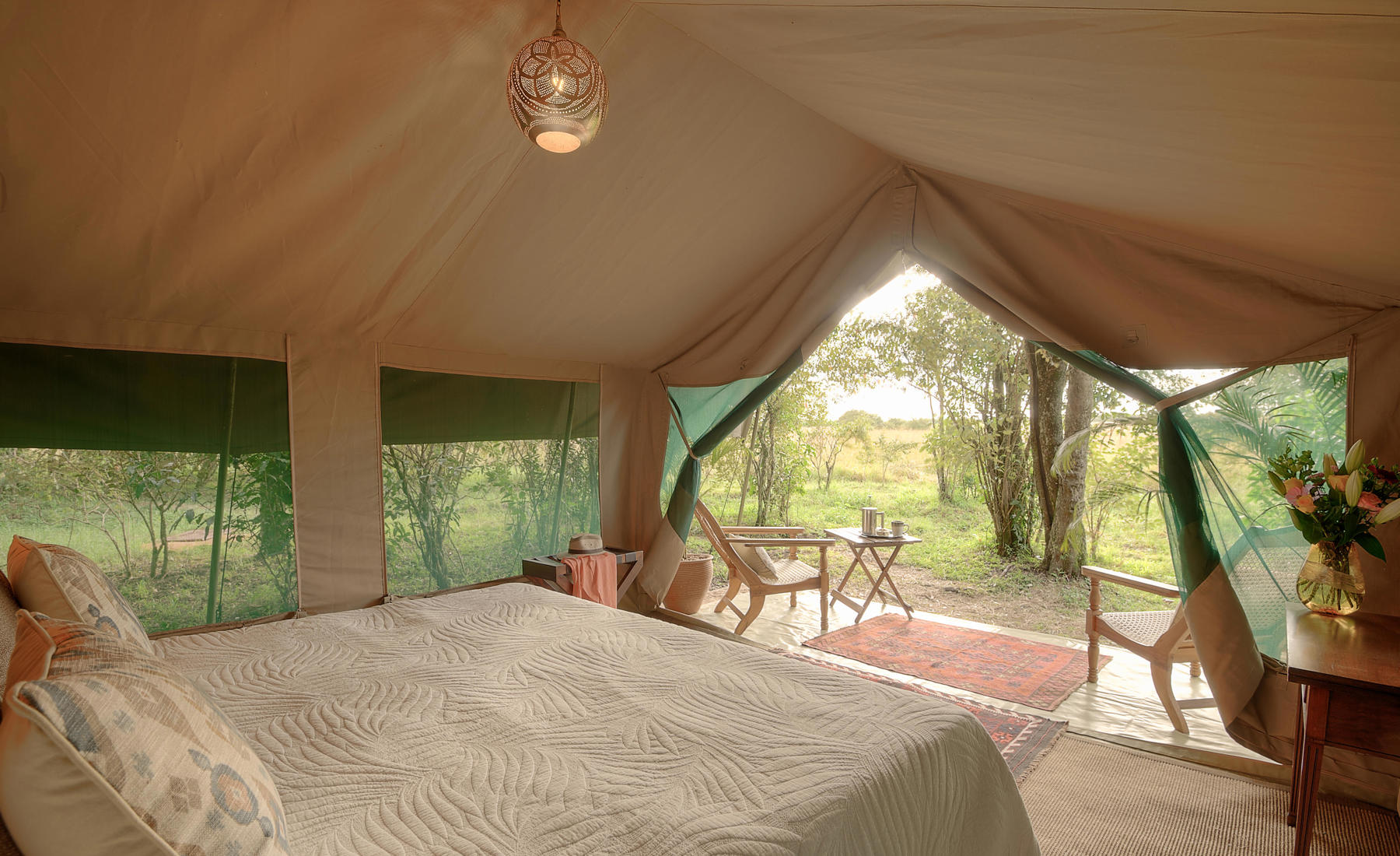 Viewfromtent SeringetMaraCamp MaasaiMara Kenya