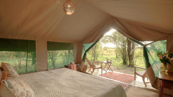 Viewfromtent SeringetMaraCamp MaasaiMara Kenya