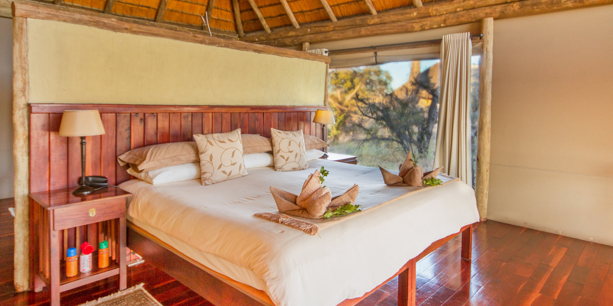 Luxury Room, Lagoon Camp, Kwando Reserve, Botswana