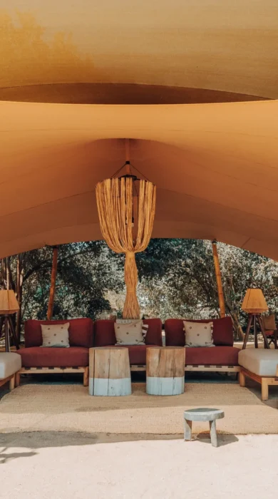 main area, wayo manyara green camp, tanzania