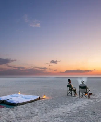 Sleep Out, Leroo La Tau, Makgadikgadi Salt Pans, Botswana