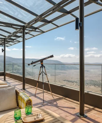 Terrace, Ngorongoro Lodge, Ngorongoro Crater, Tanzania