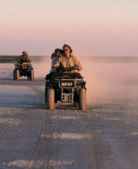 quadbiking, Makgadikgadi Salt Pans, botswana safaris