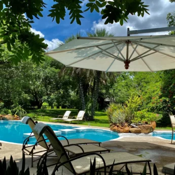 Pool Area, Waterberry Lodge, Victoria Falls, Zambia