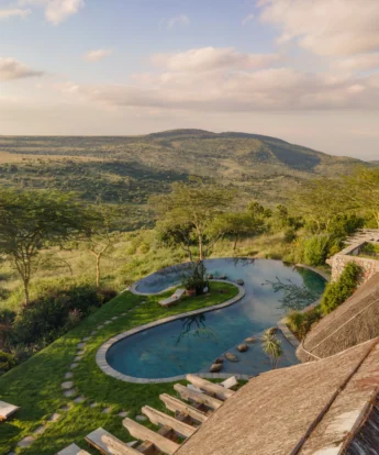 Aerial, Lengishu, Lewa Borana Landscape, Kenya