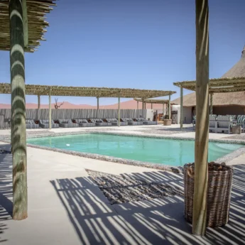 Swimming pool, Kulala Desert Lodge, Namibia