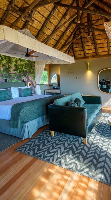 bedroom at kanana, okavango delta, botswana - Yellow Zebra Safaris