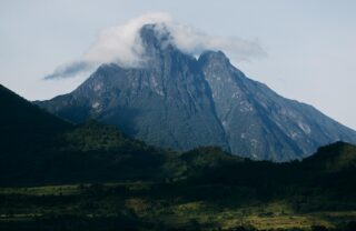 Mountain peak above Volcanoes National Park, Rwanda, Yellow Zebra Safaris