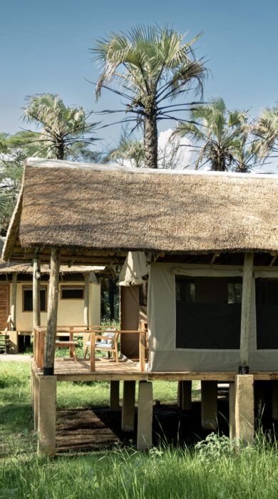 raised tents, kisima ngeda, lake eyasi, tanzania - Yellow Zebra Safaris