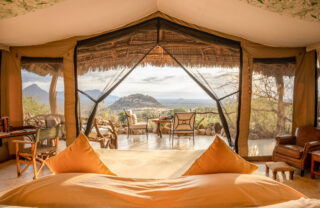 bedroom, sarara camp, samburu, kenya, yellow zebra safaris