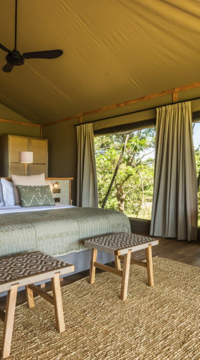 bedroom, wilderness mara, kenya - yellow zebra safaris