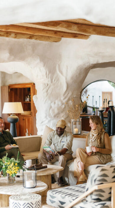 Main area at Chongwe House, Lower Zambezi National Park, Zambia, Yellow Zebra Safaris.