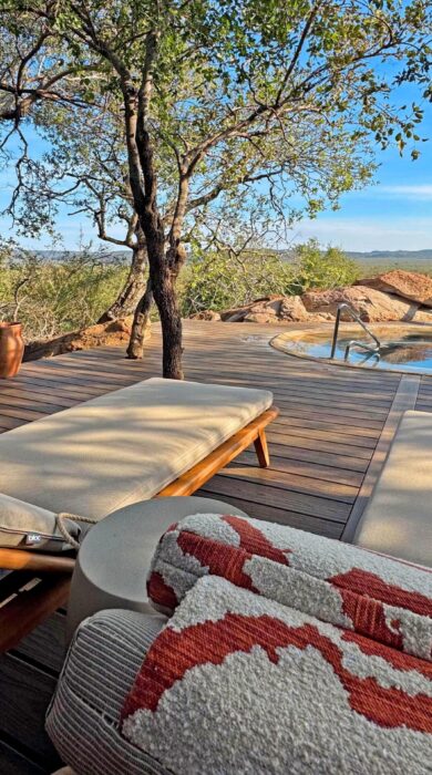 poolside, madikwe hills, south africa - Yellow Zebra Safaris