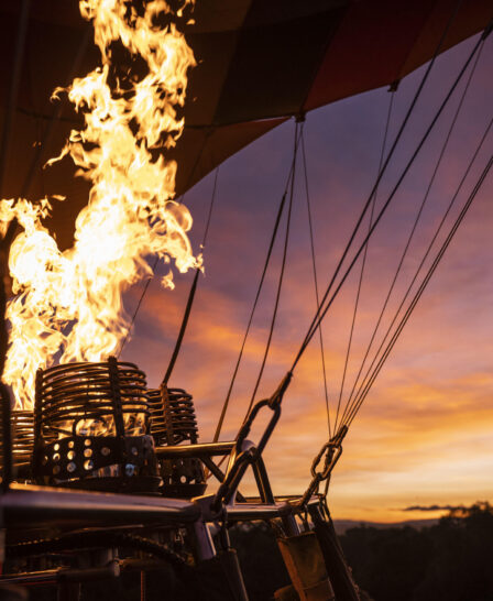 sunset balloon, governors camp, kenya - Yellow Zebra Safaris