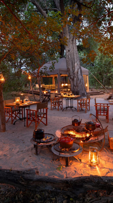 boma, andbeyond sandibe under canvas, botswana - Yellow Zebra Safaris