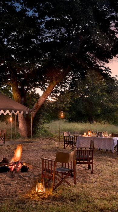 dining, andbeyond sandibe under canvas, botswana - Yellow Zebra Safaris