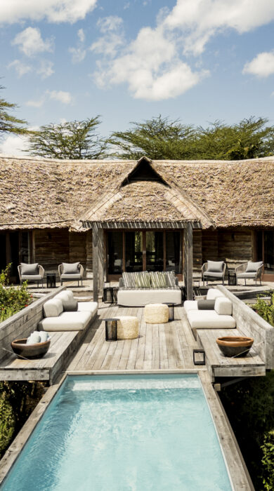 villa with pool, segera retreat, kenya - Yellow Zebra Safaris