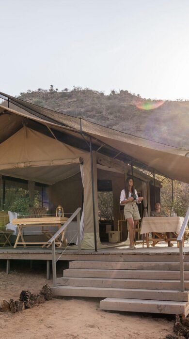 exterior of tent, basecamp samburu, kenya - Yellow Zebra Safaris