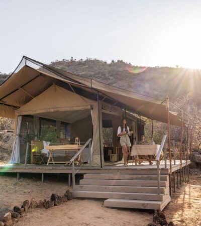 exterior of tent, basecamp samburu, kenya - Yellow Zebra Safaris