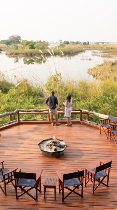 boma, shinde camp, botswana - Yellow Zebra Safaris