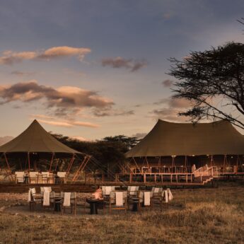 exterior view of ak sanctuary ngorongoro crater camp, tanzania - Yellow Zebra Safaris