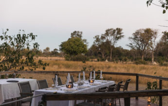dining, chitabe lediba, botswana - Yellow Zebra Safaris