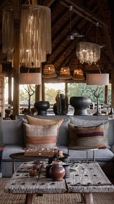 lounge, chitabe lediba, botswana - Yellow Zebra Safaris