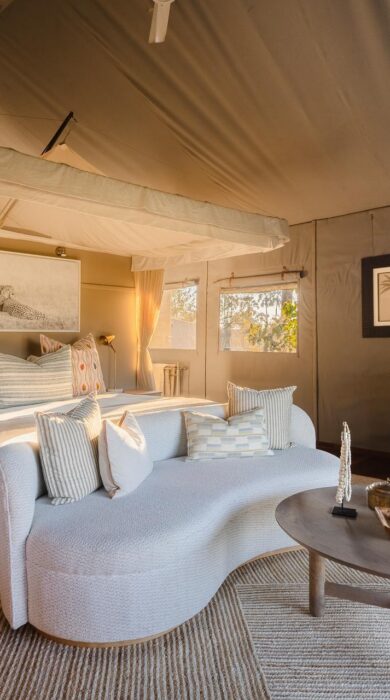 room interior, chitabe lediba, botswana - Yellow Zebra Safaris