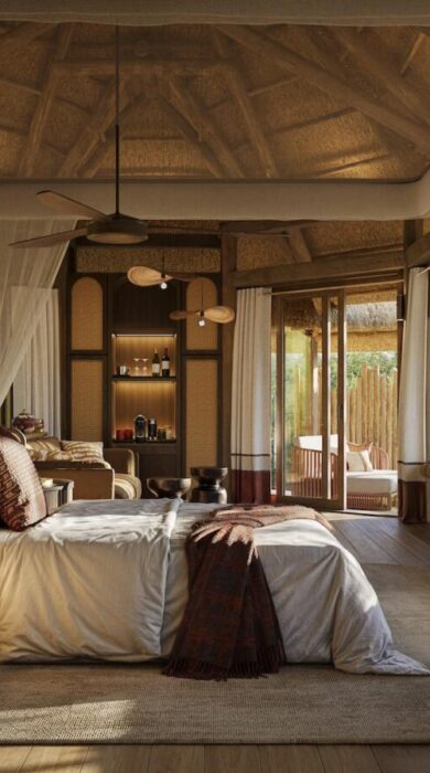 bedroom, kanana nyana, botswana - yellow zebra safaris
