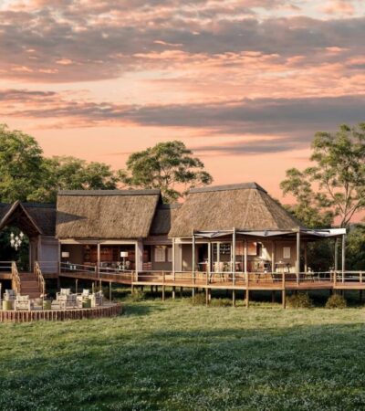 exterior render, kanana nyana, botswana - Yellow Zebra Safaris