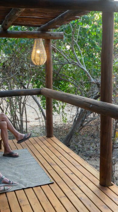 chalet decking, olimba camp, south luangwa, zambia - Yellow Zebra Safaris
