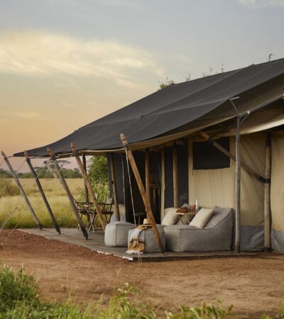 exterior room view, mila tented camp, tanzania - Yellow Zebra Safaris