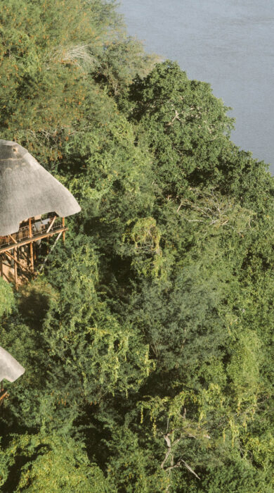 aerial view of rooms, chilo gorge, zimbabwe - Yellow Zebra Safaris