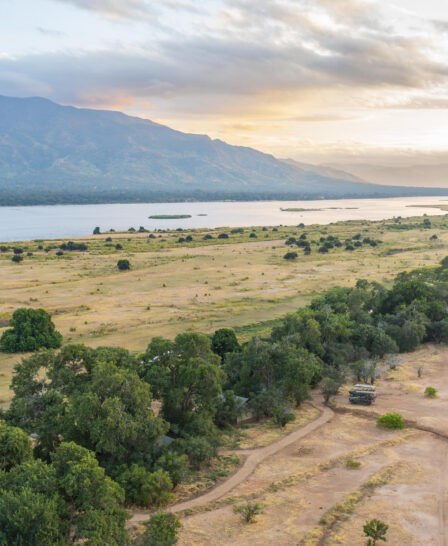 aerial view, little mana sands, zimbabwe - Yellow Zebra Safaris