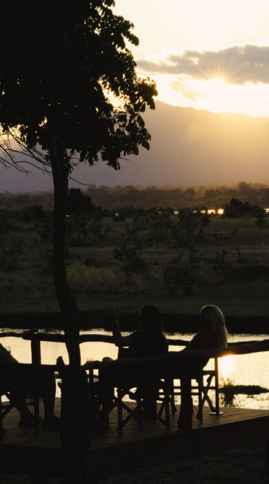 sundowners at little mana sands, zimbabwe - Yellow Zebra Safaris