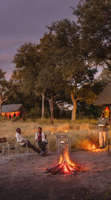 boma at mbamba, botswana - Yellow Zebra Safaris