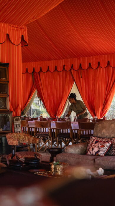 mess tent at mbamba, botswana - Yellow Zebra Safaris
