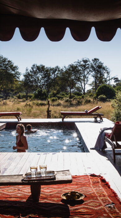 pool view at mbamba, botswana - Yellow Zebra Safaris