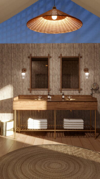 bathroom at mapula lodge, botswana - Yellow Zebra Safaris